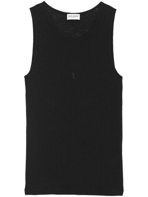 Wool tank top with GG embroidery 